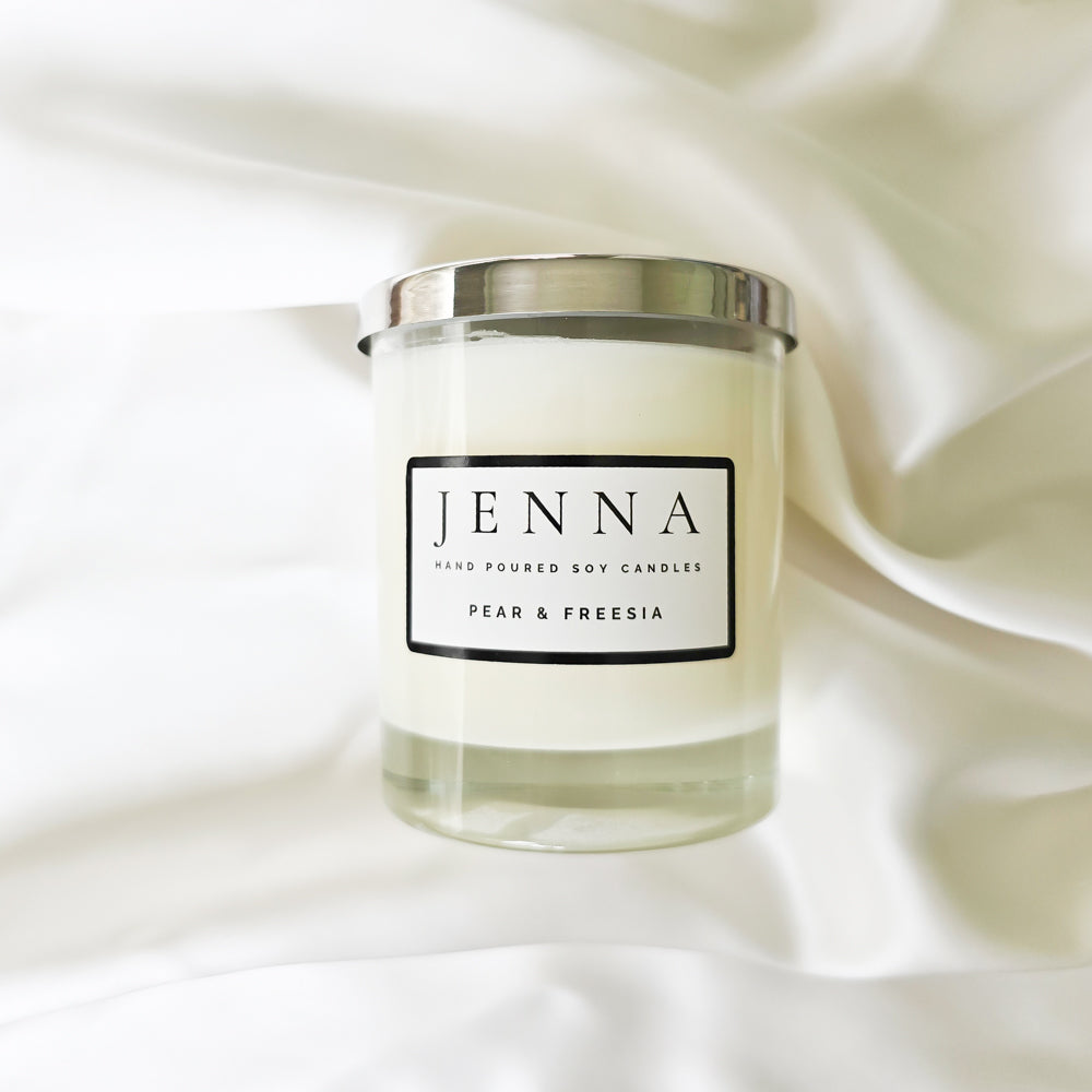 Pear and Freesia Scented Candle